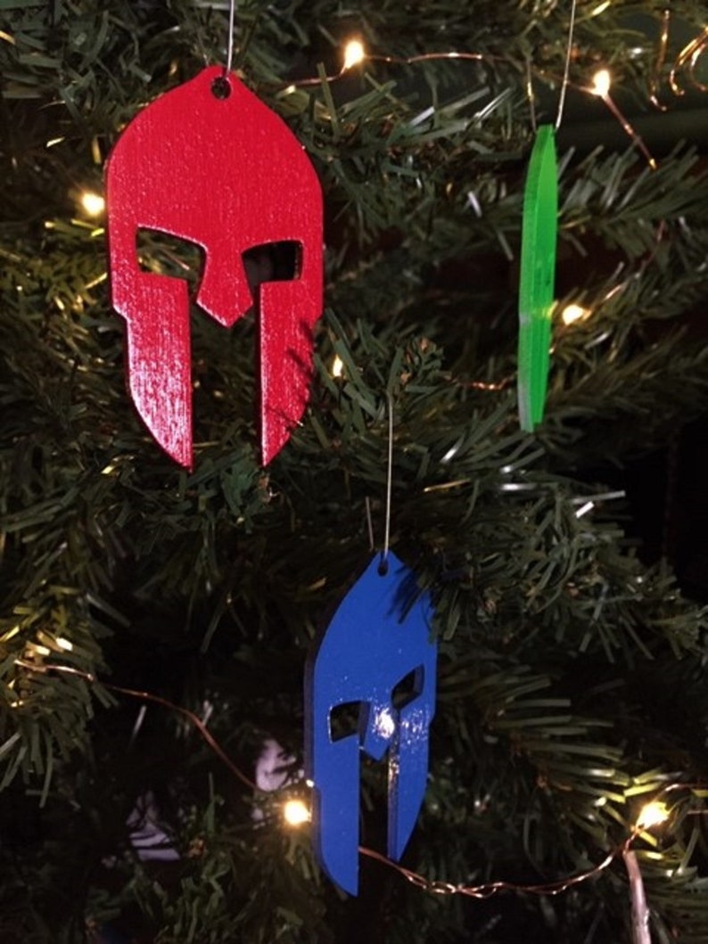 Spartan Race Christmas Ornament 