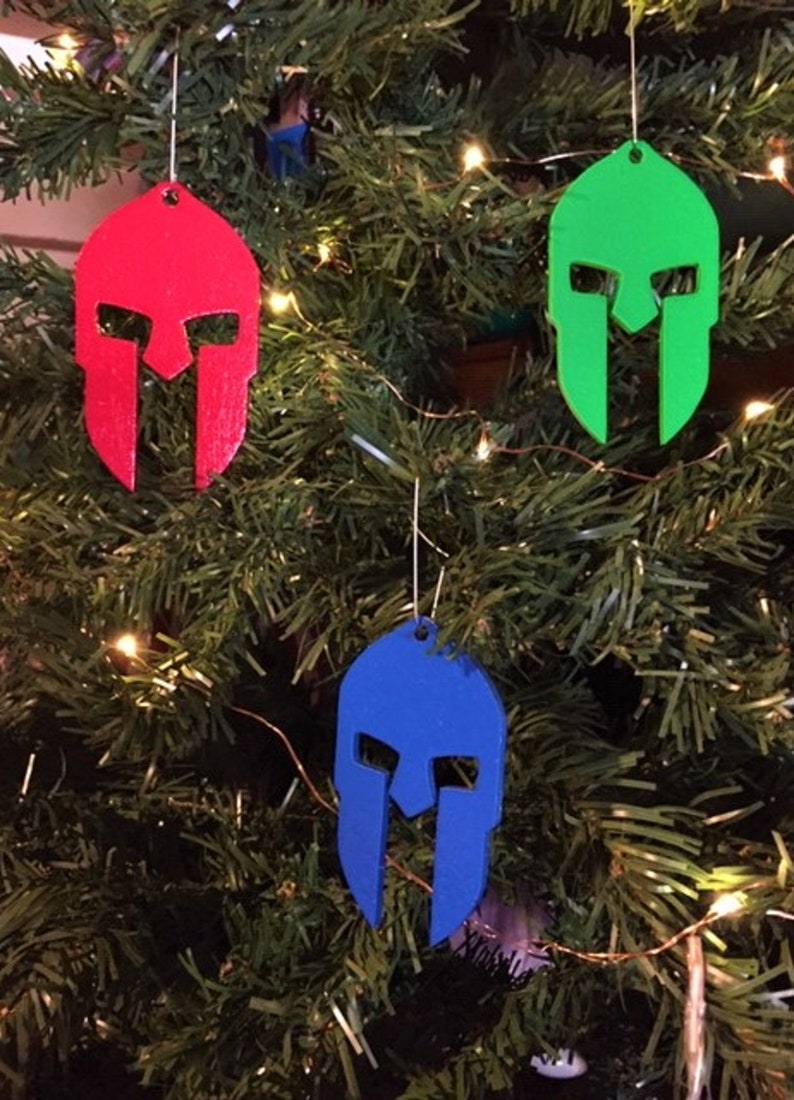 Spartan Race Christmas Ornament 
