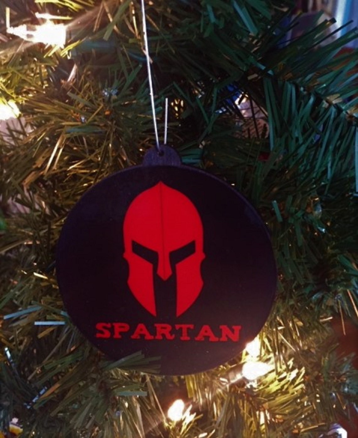 Spartan Ornaments Spartan Christmas Ornament Spartan Etsy