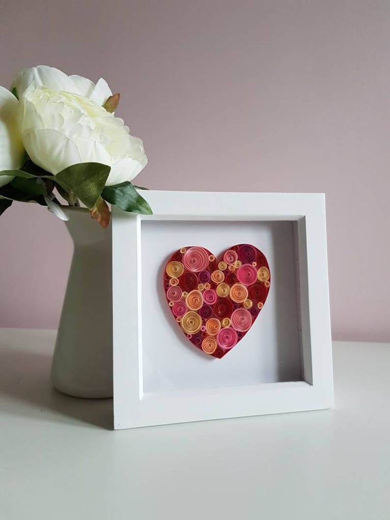 Personalizado de nuestra 1st día de San Valentín Aniversario Regalo De Boda De Acrílico Amor