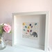 Personalised new baby gift, baby elephant rainbow picture, Christening, baptism, naming ceremony gift, rainbow baby nursery decor, newborn