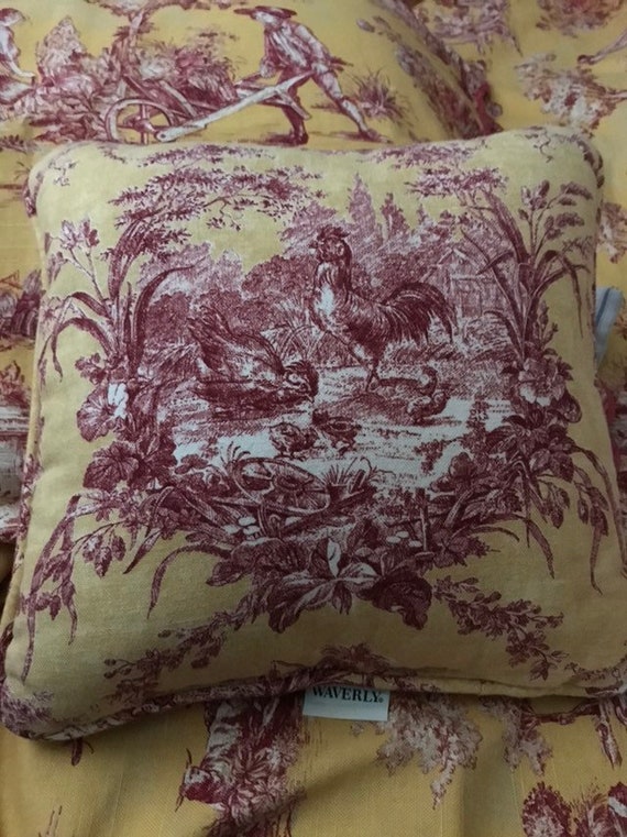 2 Vintage New Le Petite Ferme Toile Twin Luxury Complete Duvet Etsy