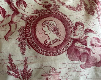 French Toile XXL WIDE Reproduction 18th C Upholstery Fabric