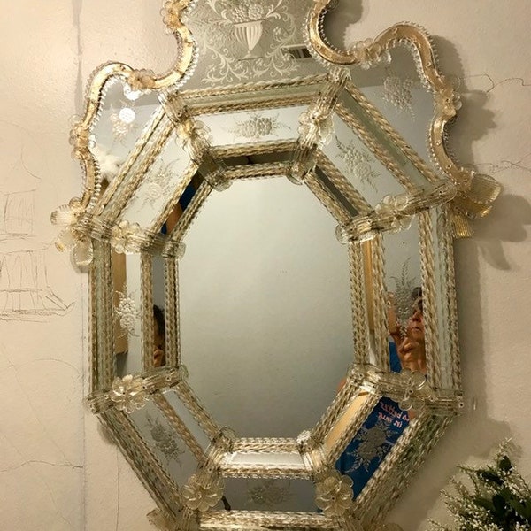Murano Glass Mirror Etsy