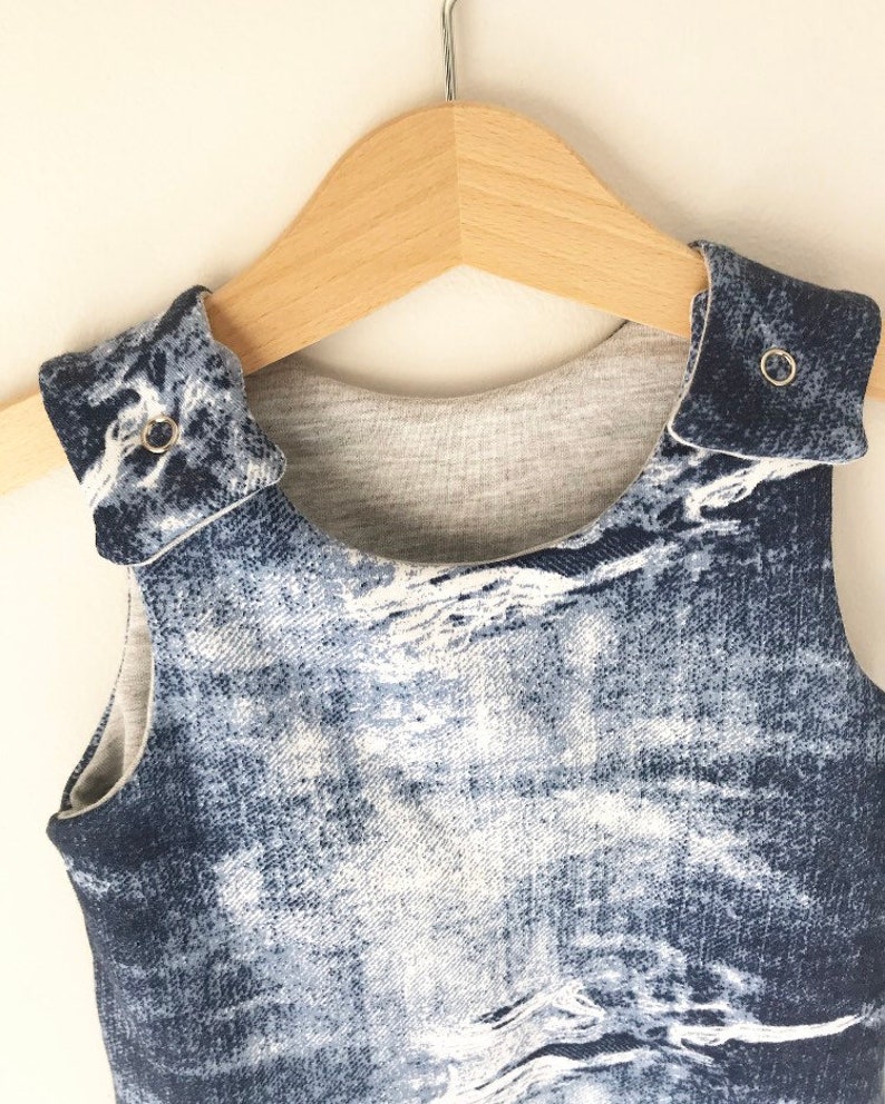 romper baby baby denim romper harem romper summer baby romper Denim baby romper