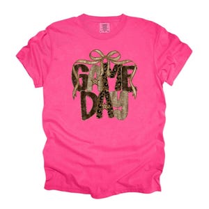 Cheetah Game Day Neon Comfort Color T-Shirt