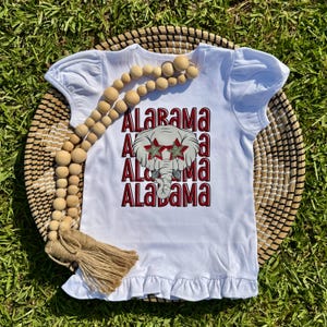 Girls AL ruffle tee