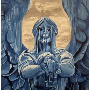 Digital print. 8x10 Angel of Death Victorious (The Haserot Angel)