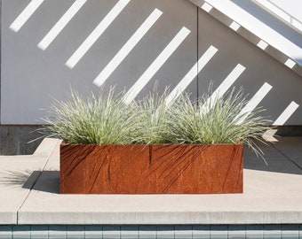 Corten Steel Box Planters