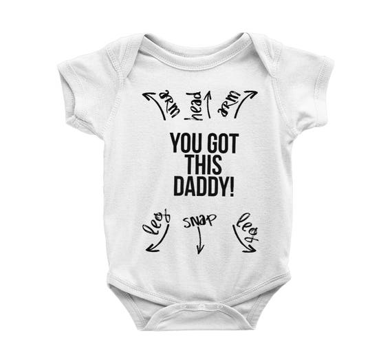 You Got This Daddy Onesie Funny Onesies Daddy Onesies You | Etsy