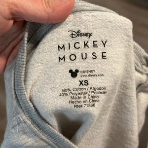 Disney Mickey Mouse Sweatshirt Women's Size Extra Small image 4