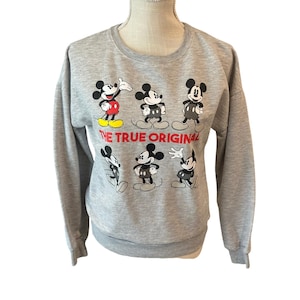 Disney Mickey Mouse Sweatshirt Women's Size Extra Small image 1