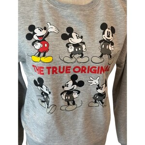 Disney Mickey Mouse Sweatshirt Women's Size Extra Small image 3