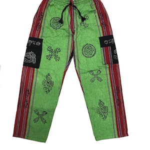 Boho hippie cargobyxor