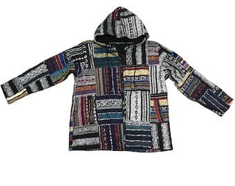 hoodies patchwork jacket