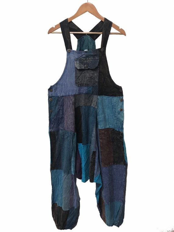 Patchwork Overalls Etsy