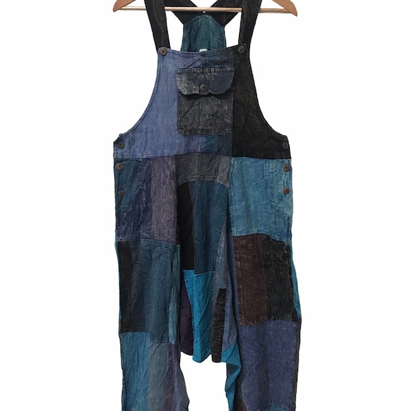 Patchwork Overalls Etsy