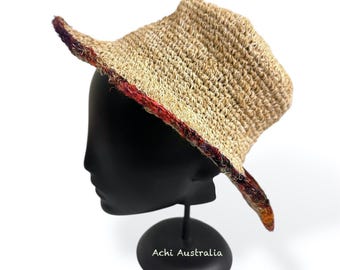 Silk hemp/cotton hat