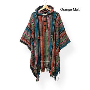 boho Hippie Cotton Poncho