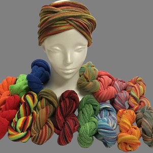 Double wrap boho hippie headbands