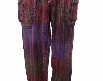 Hippie Stonewashed pants for both men and women