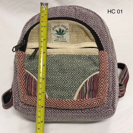 Small Gheri Cotton/hemp Backpack( New Arrival) - Etsy display picture 3