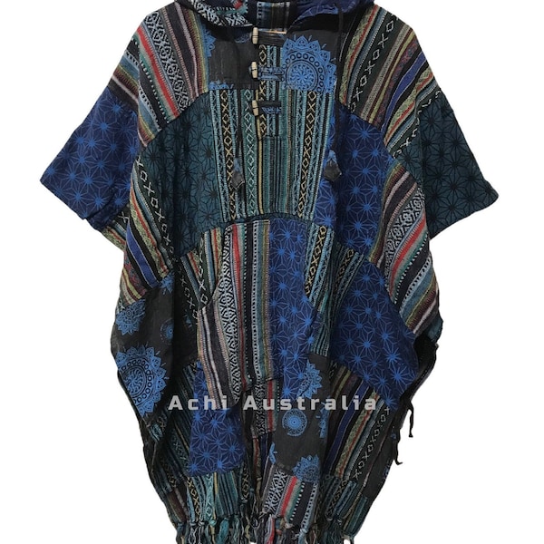 Quilt Patchwork Pullover Pancho main image 1