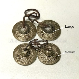 Om with lotus cymbal