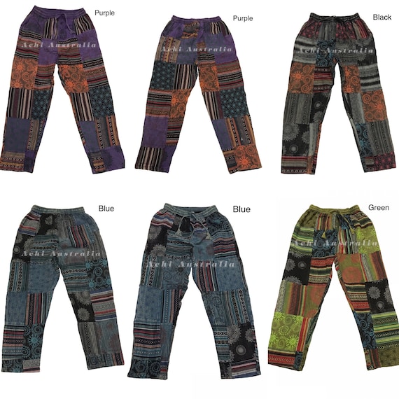 Hippie Patchwork Pants ( New Arrival) - Etsy Hippie Patchwork Pants ( New Arrival) - Etsy