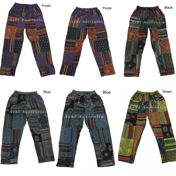 Patchwork Pants - Etsy