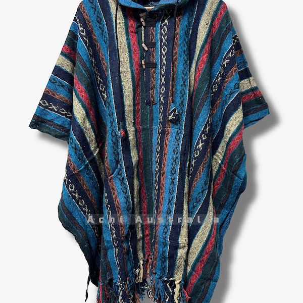 mens shawl poncho