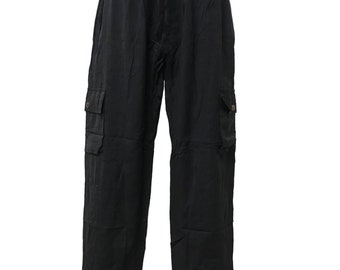 Black Cargo Pants - Etsy Australia
