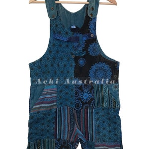 Hippie Cotton shorts Overalls for both men and women