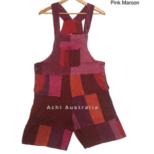 Shorts med lappmönster