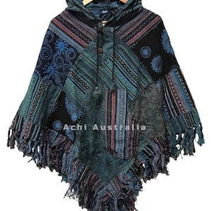 Cotton Patch Poncho for men & women