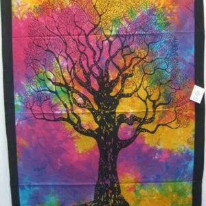 Wall Hanging Single Bed Sheet Boho Hippy Home Decoration Festival