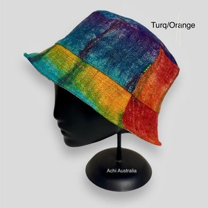 Sombrero de pescador de cáñamo tanto para hombres como para mujeres.