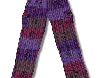 Pantalon cargo en coton pour hommes et femmes
