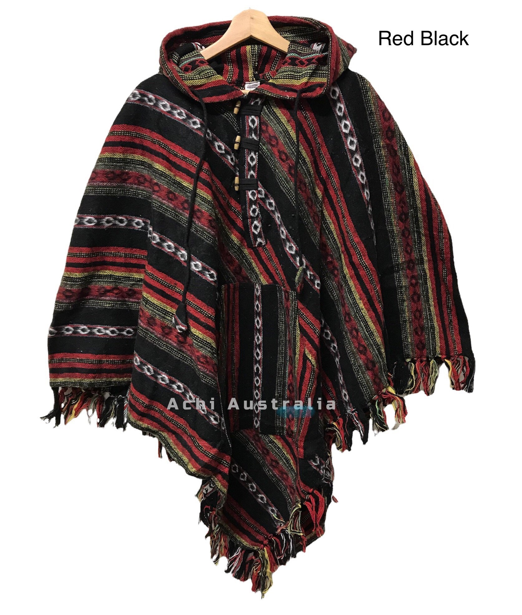 Boho Hippie Cotton Poncho