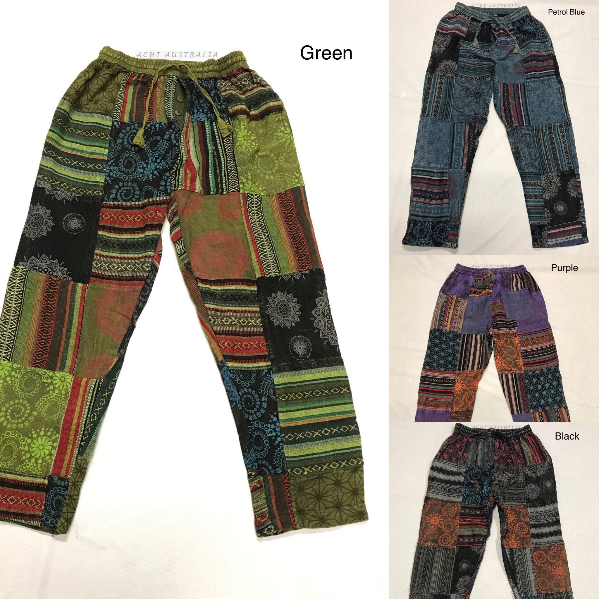 Hippie Patchwork Pants New Arrival Etsy