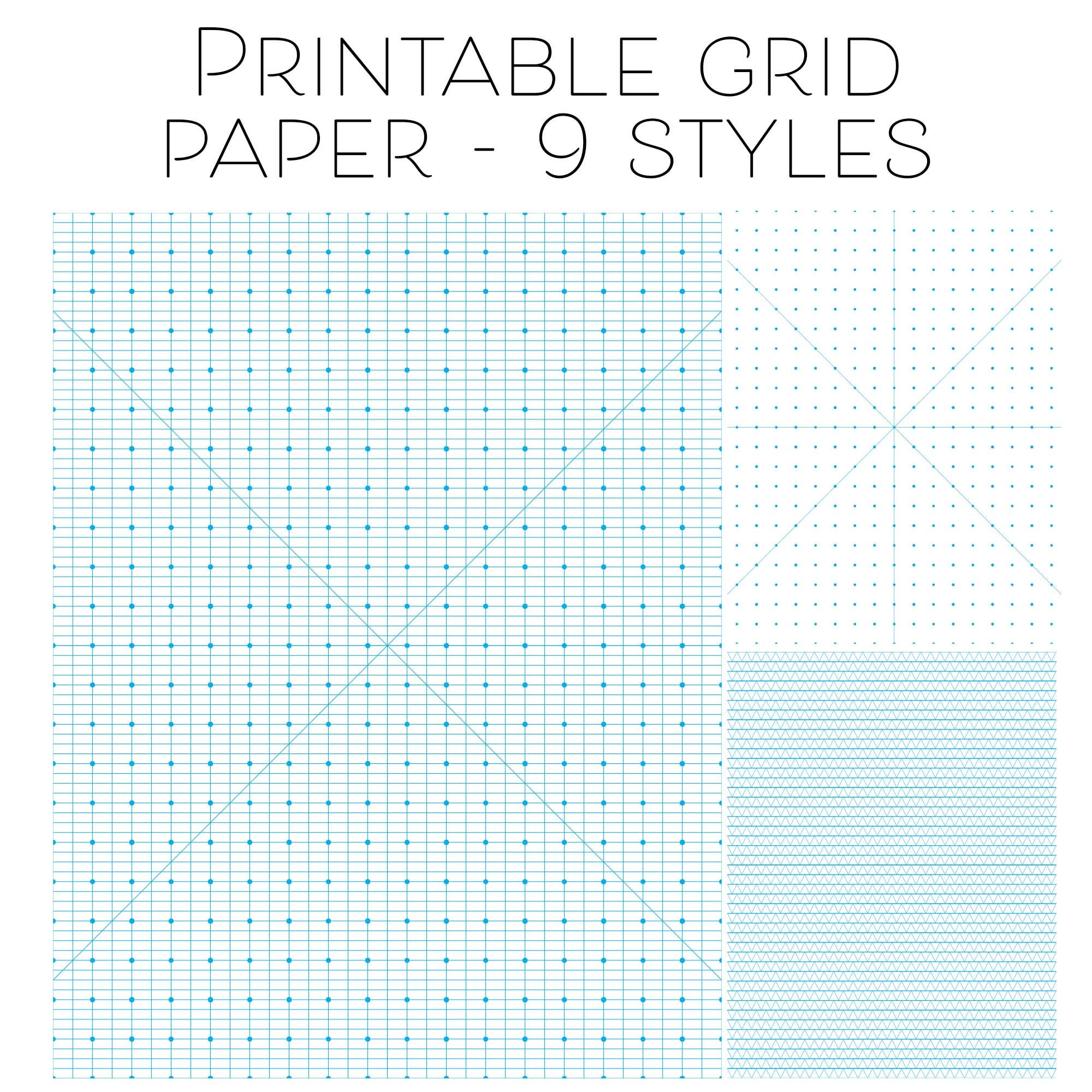 Free Graph Paper Template - Printable Graph Paper and Grid Paper