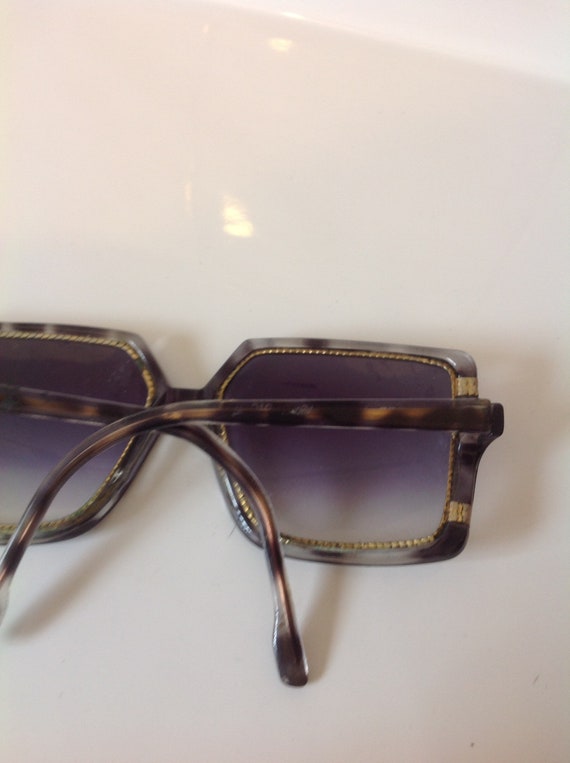 Vintage ted lapidus paris sunglasses oversized sq… - image 3