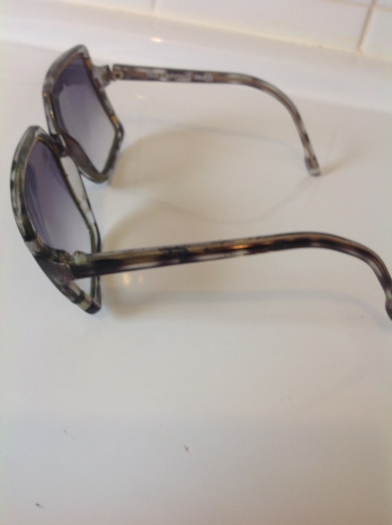 Vintage ted lapidus paris sunglasses oversized sq… - image 1