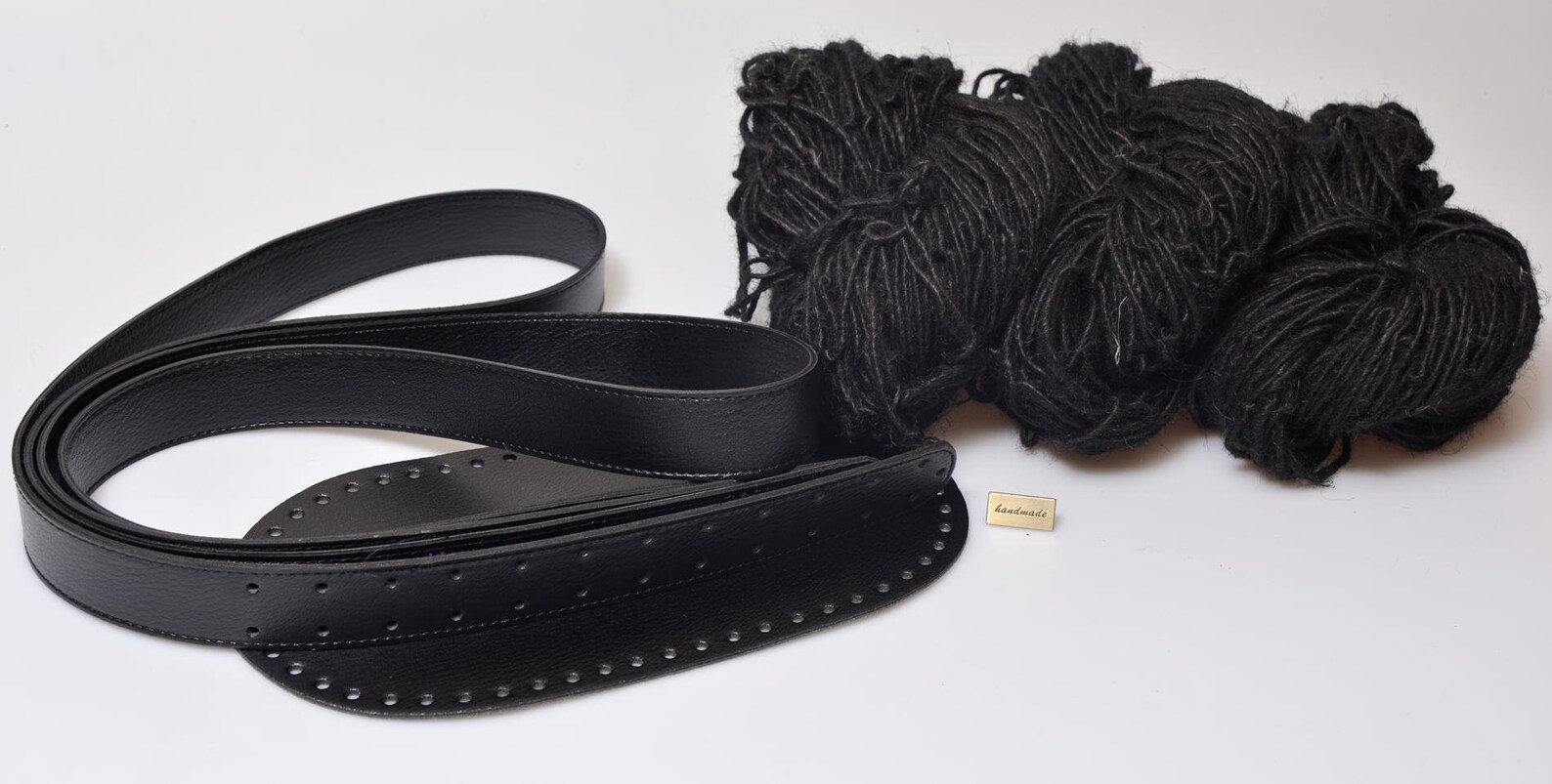 DIY Large Shopping Bag Kit Eco Leather Accessories and Jute Etsy