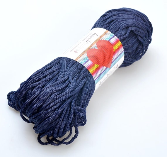 Soft Polyester Bag Yarn, 2-3mm, 3mm Cord, 3mm Yarn, 180 Yard, 8.46