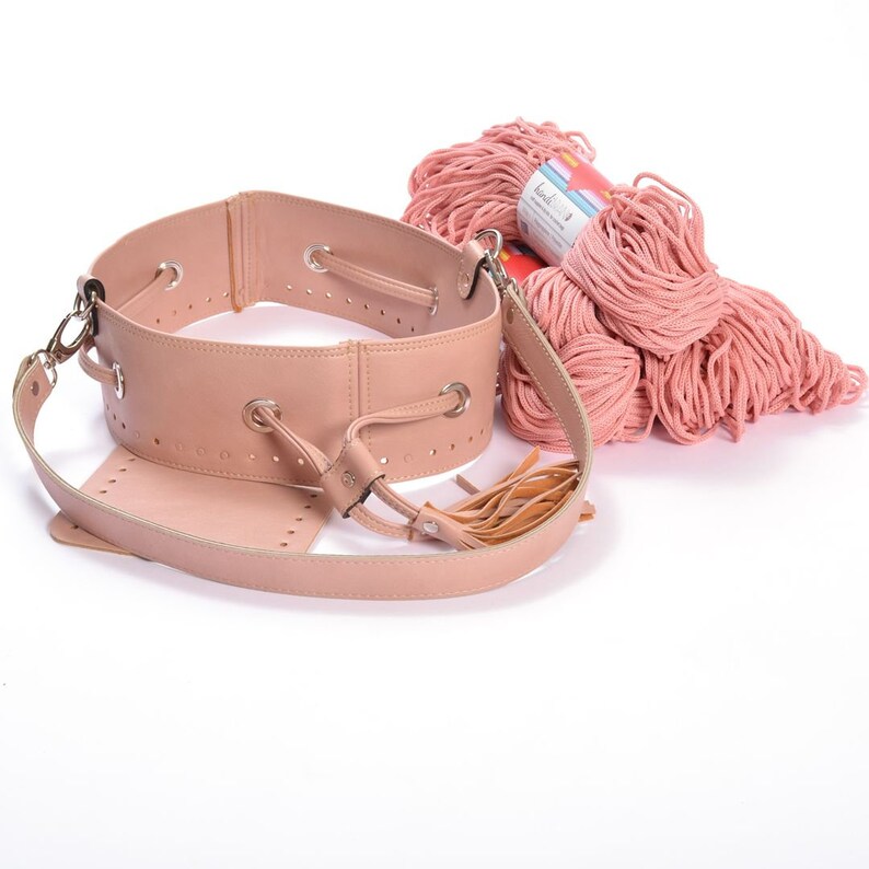 DIY Pouch Bag Kit crochet drawstring bag craft kit pouch bag Etsy