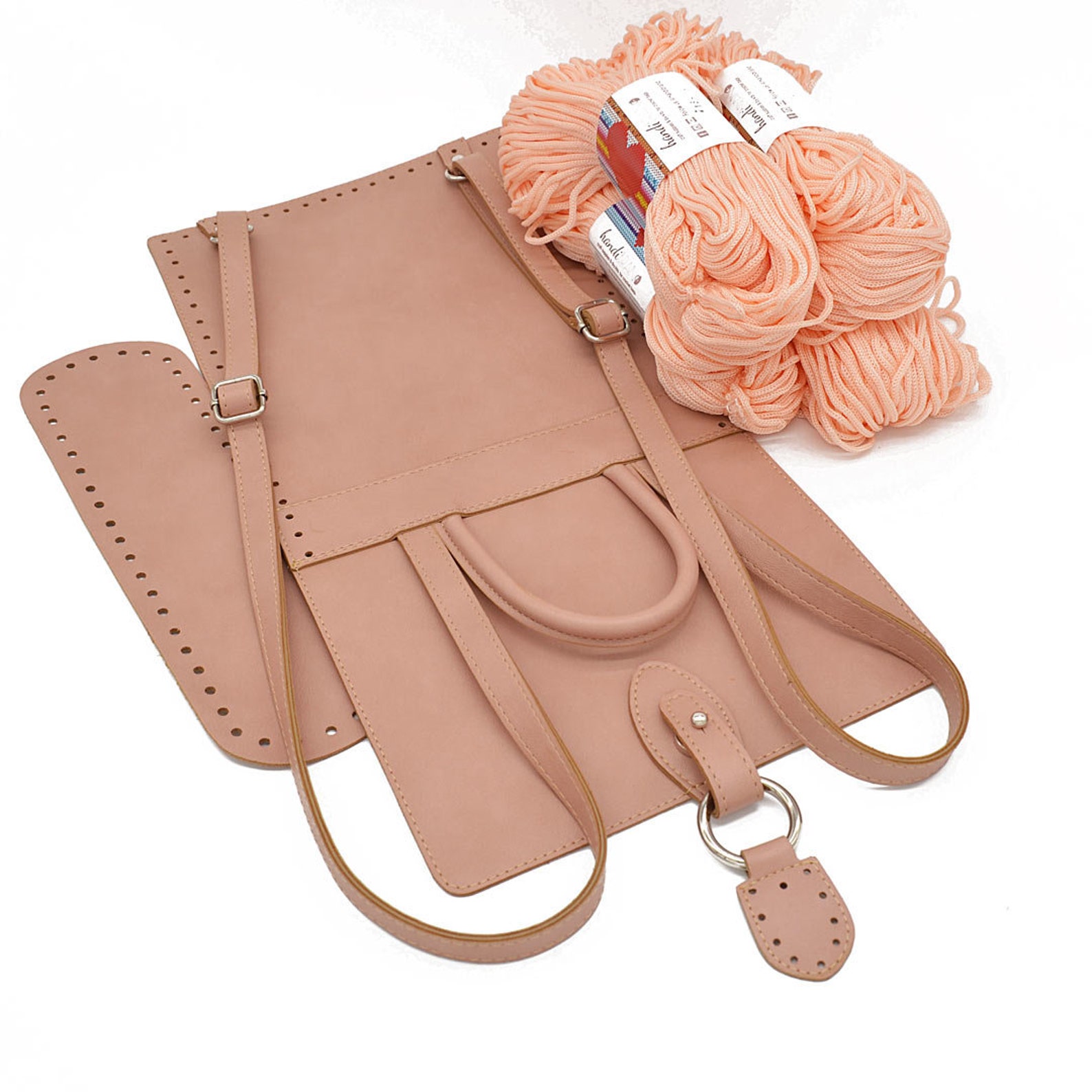 DIY Crochet Backpack Kit crochet bag kit craft supplies how Etsy