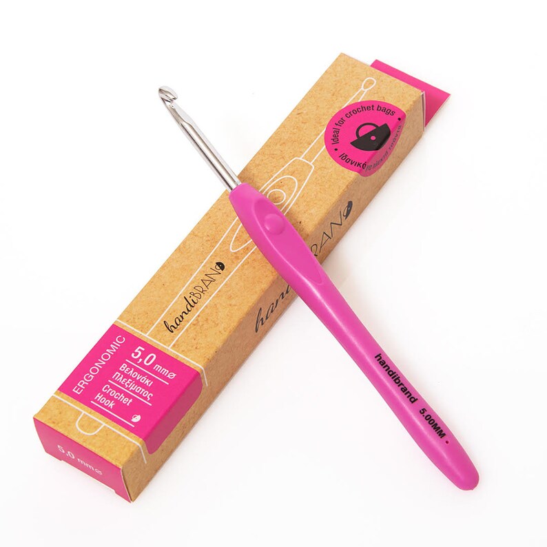 Ergonomic Crochet Hooks Ergonomic Handles Colorful Soft Etsy India