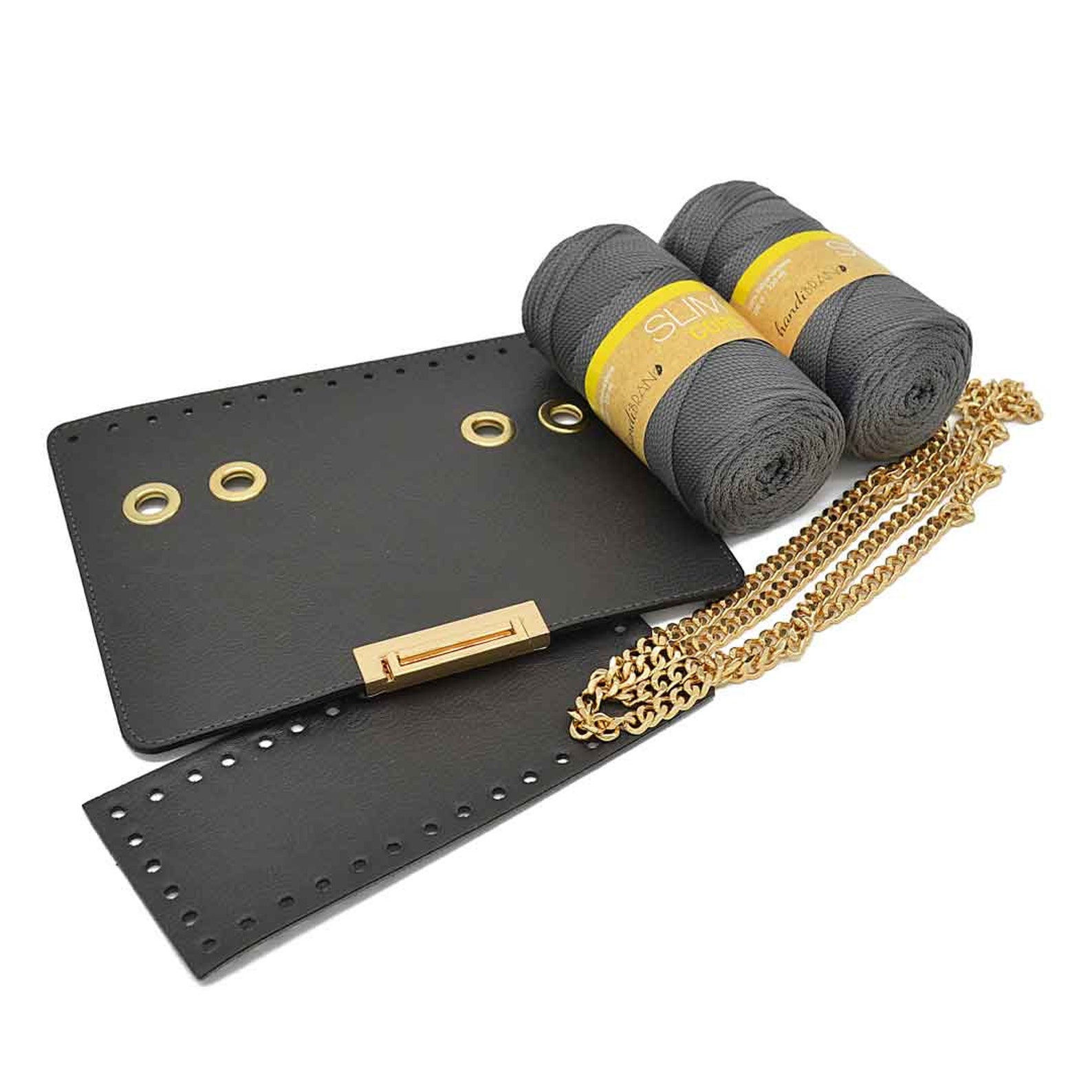 DIY Luxury Shoulder Bag Kit crochet bag kit DIY bag kit eco Etsy