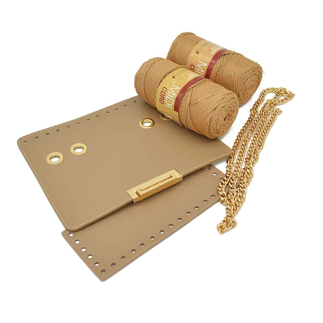 DIY Luxury Shoulder Bag Kit Crochet Bag Kit DIY Bag Kit Eco Etsy